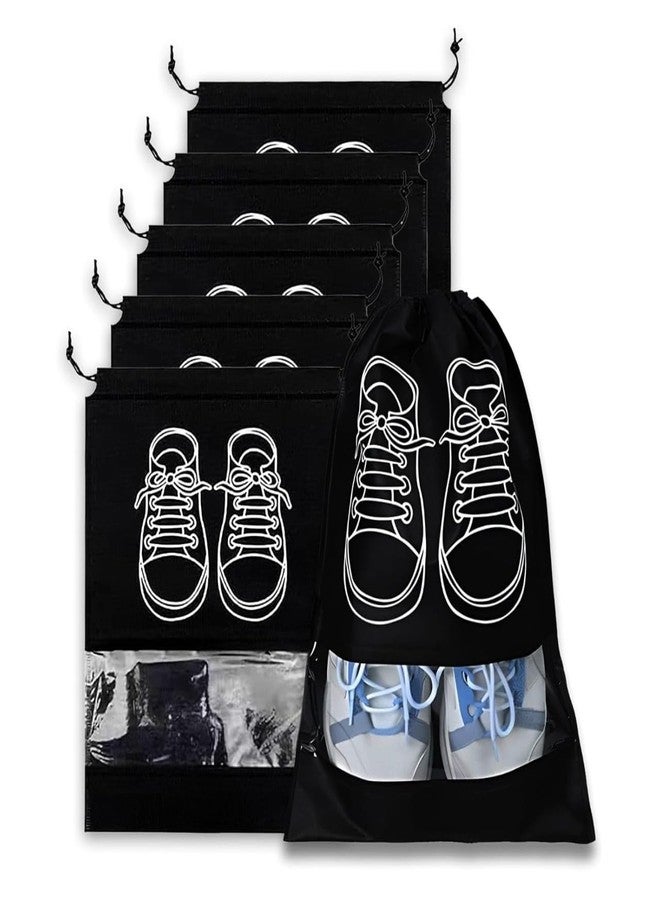 POXEFLIP Reusable Shoe Cover Organizer Pouch for Men & Women | Multipurpose Travel Shoe Bag | Gym, Sports & Storage Footwear Organizer | Waterproof, Dustproof Shoe Bags for Home & Travel Use (12) - Image 1